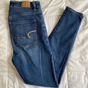 AE high waisted skinny jeans